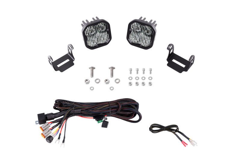 Diode Dynamics 2021 Ford Bronco SS3 LED Ditch Light Kit - Pro White Combo Lights offroad accessory | Iron Ridge Offroad