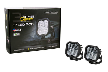 Diode Dynamics 2021 Ford Bronco SS3 LED Ditch Light Kit - Pro White Combo Lights offroad accessory | Iron Ridge Offroad