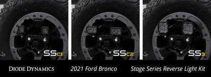 Diode Dynamics 2021+ Ford Bronco Stage Series Reverse Light Bracket Kit Lights offroad accessory | Iron Ridge Offroad