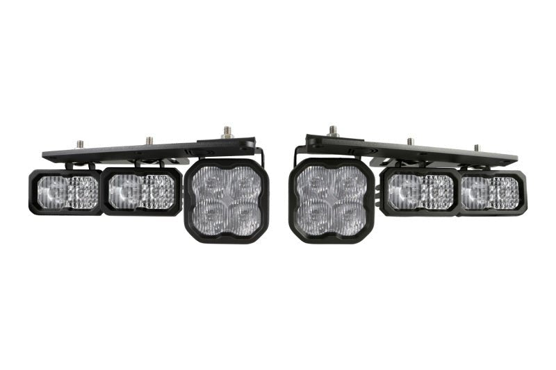 Diode Dynamics 21 - Up Ford Bronco Stage Series Fog Pocket Kit - White Sport Lights offroad accessory | Iron Ridge Offroad