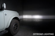 Diode Dynamics 21 - Up Ford Bronco Stage Series Fog Pocket Kit - Yellow Sport Lights offroad accessory | Iron Ridge Offroad