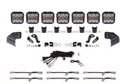 Diode Dynamics Bronco SS5 Sport CrossLink Windshield - White Combo Lightbar Kit Lights offroad accessory | Iron Ridge Offroad