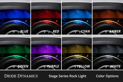 Diode Dynamics RGBW Rock Light Installer Kit w/Controller 4 - pack Lights offroad accessory | Iron Ridge Offroad