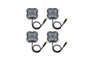 Diode Dynamics Single - Color Rock Light Installer Kit 4 - pack Lights offroad accessory | Iron Ridge Offroad