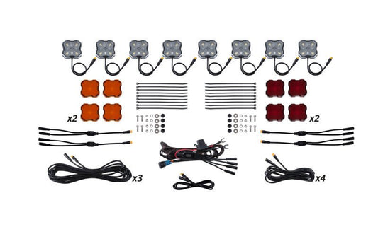 Diode Dynamics Single - Color Rock Light Installer Kit 8 - pack Lights offroad accessory | Iron Ridge Offroad