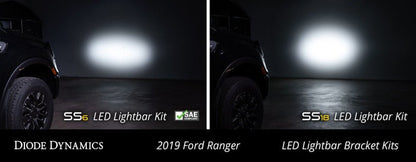 Diode Dynamics SS18 Bracket Kit for Ford Ranger 2019 - 2021 | Light Bar Mounting System Lights offroad accessory | Iron Ridge Offroad