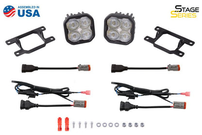 Diode Dynamics SS3 Pro Type AS Kit ABL - Yellow SAE Fog Lights offroad accessory | Iron Ridge Offroad