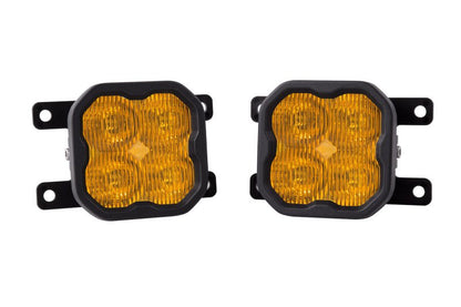 Diode Dynamics SS3 Type AS Max Yellow SAE Fog Light Kit - 2019 - 2023 Ford Ranger Lights offroad accessory | Iron Ridge Offroad