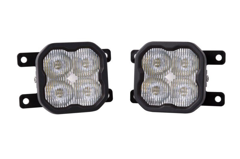 Diode Dynamics SS3 Type AS Pro White SAE Fog Light Kit - 2019 - 2023 Ford Ranger Lights offroad accessory | Iron Ridge Offroad