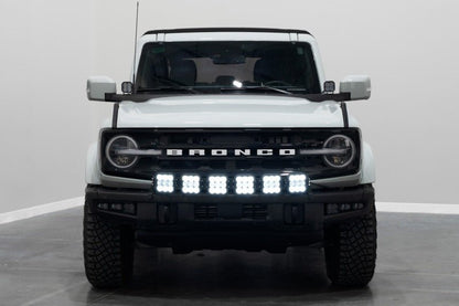 Diode Dynamics SS5 6 - Pod CrossLink White Combo Pro Grille Lightbar Kit Pro - 2021+ Ford Bronco Lights offroad accessory | Iron Ridge Offroad