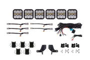 Diode Dynamics SS5 6 - Pod CrossLink White Combo Pro Grille Lightbar Kit Pro - 2021+ Ford Bronco Lights offroad accessory | Iron Ridge Offroad