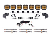 Diode Dynamics SS5 CrossLink Windshield Sport Yellow Combo Lightbar Kit - 2021+ Ford Bronco Lights offroad accessory | Iron Ridge Offroad