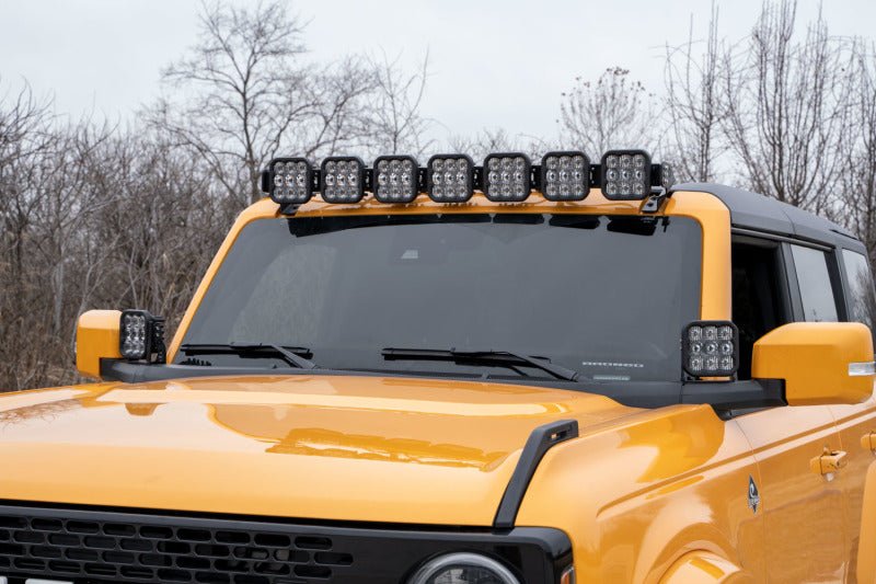 Diode Dynamics SS5 CrossLink Windshield Yellow Combo Pro Lightbar Kit - 2021+ Ford Bronco Lights offroad accessory | Iron Ridge Offroad