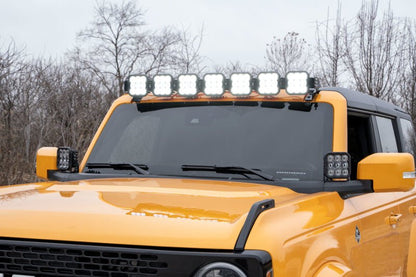 Diode Dynamics SS5 CrossLink Windshield Yellow Combo Pro Lightbar Kit - 2021+ Ford Bronco Lights offroad accessory | Iron Ridge Offroad