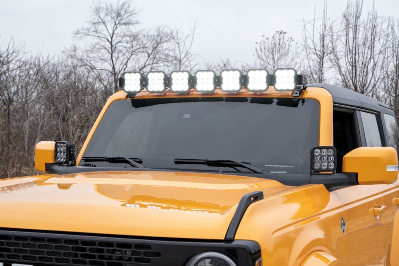 Diode Dynamics SS5 CrossLink Windshield Yellow Combo Pro Lightbar Kit - 2021+ Ford Bronco Lights offroad accessory | Iron Ridge Offroad