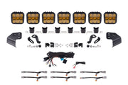 Diode Dynamics SS5 CrossLink Windshield Yellow Combo Pro Lightbar Kit - 2021+ Ford Bronco Lights offroad accessory | Iron Ridge Offroad