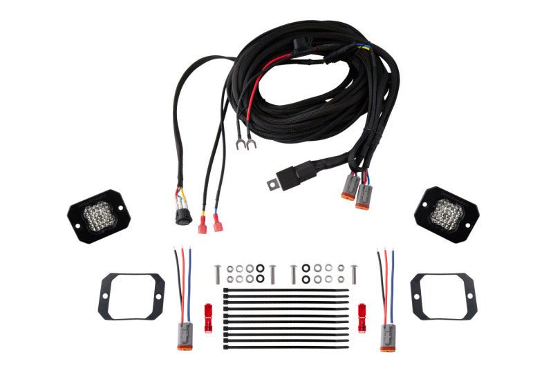 Diode Dynamics Stage Series Flush Mount Reverse C1 Pro Light Kit Lights offroad accessory | Iron Ridge Offroad