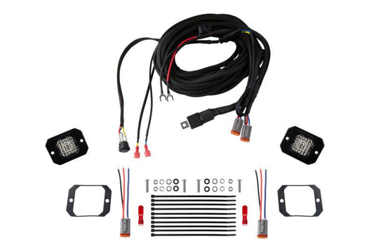 Diode Dynamics Stage Series Flush Mount Reverse C1 Pro Light Kit Lights offroad accessory | Iron Ridge Offroad