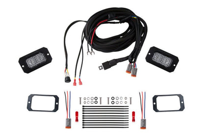 Diode Dynamics Stage Series Flush Mount Reverse C2 Pro Light Kit Lights offroad accessory | Iron Ridge Offroad