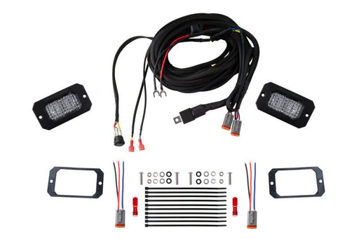 Diode Dynamics Stage Series Flush Mount Reverse C2 Pro Light Kit Lights offroad accessory | Iron Ridge Offroad