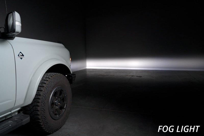 Diode Dynamics Stage Series White Max Fog Light Kit - 2021+ Ford Bronco Lights offroad accessory | Iron Ridge Offroad