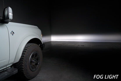 Diode Dynamics Stage Series White Max Fog Light Kit - 2021+ Ford Bronco Lights offroad accessory | Iron Ridge Offroad