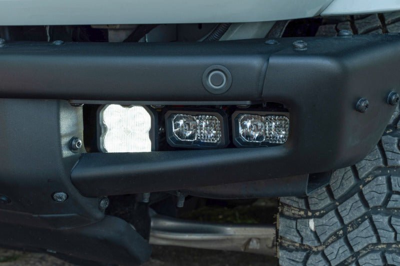 Diode Dynamics Stage Series White Max Fog Light Kit - 2021+ Ford Bronco Lights offroad accessory | Iron Ridge Offroad