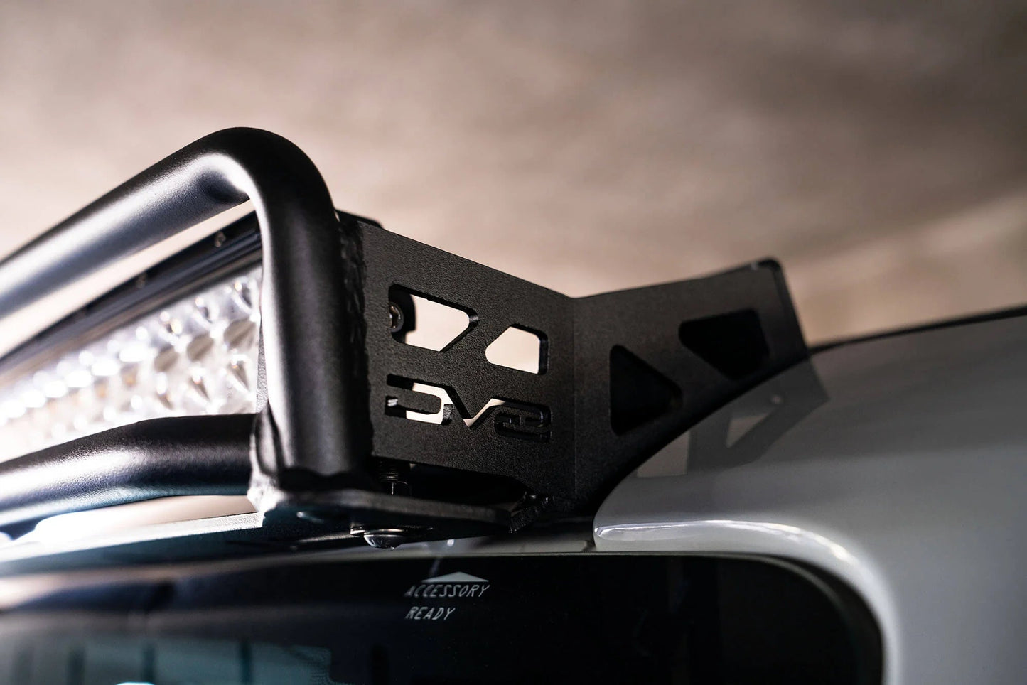 DV8 40 in Curved LED Light Bar Mount - 2021+ Ford Bronco Exterior Styling offroad accessory | Iron Ridge Offroad