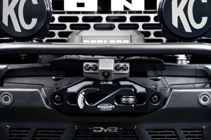 DV8 6th Gen 2021+ Ford Bronco Front Camera Relocation Bracket offroad accessory | Iron Ridge Offroad