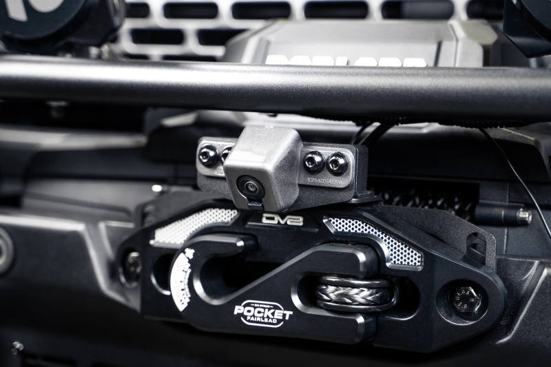 DV8 6th Gen 2021+ Ford Bronco Front Camera Relocation Bracket offroad accessory | Iron Ridge Offroad
