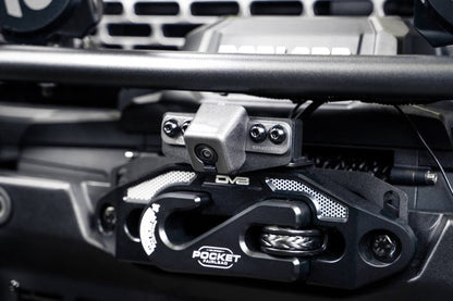 DV8 6th Gen 2021+ Ford Bronco Front Camera Relocation Bracket offroad accessory | Iron Ridge Offroad