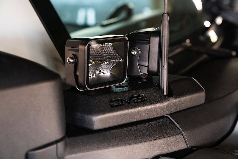 DV8 A - Pillar Pod Light Mounts - 2021+ Ford Bronco Exterior Styling offroad accessory | Iron Ridge Offroad