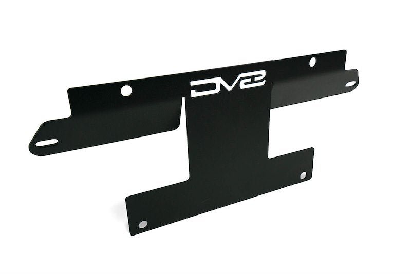 DV8 Factory Steel Front Bumper Relocation License Bracket - 2021+ Ford Bronco Exterior Styling offroad accessory | Iron Ridge Offroad