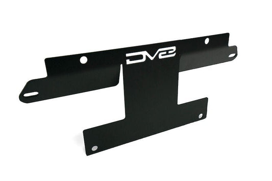 DV8 Factory Steel Front Bumper Relocation License Bracket - 2021+ Ford Bronco Exterior Styling offroad accessory | Iron Ridge Offroad