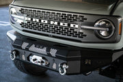DV8 MTO V1 Front Winch Bumper - 2021+ Ford Bronco Bumpers offroad accessory | Iron Ridge Offroad