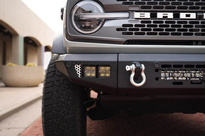 DV8 OE Plus Series Front Bumper - 2021+ Ford Bronco Bumpers offroad accessory | Iron Ridge Offroad
