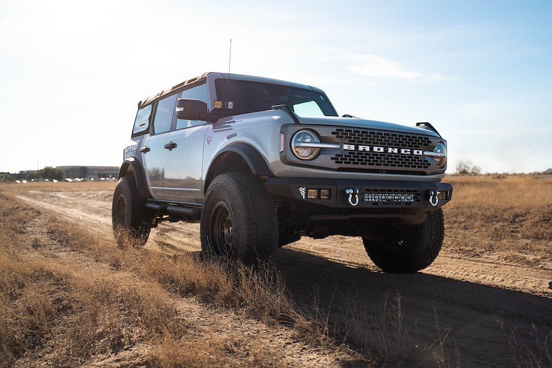 DV8 OE Plus Series Front Bumper - 2021+ Ford Bronco Bumpers offroad accessory | Iron Ridge Offroad