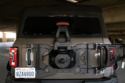 DV8 Offroad 2021 - 2022 Ford Bronco 3rd Brake Light Extension Bracket – Fits Up to 38 - Inch Spare Tire Lights offroad accessory | Iron Ridge Offroad