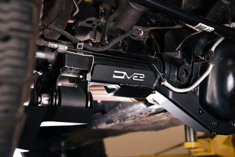 DV8 Offroad 2021 - 2022 Ford Bronco Rear Shock Guard Skid Plates Body Armor & Protection offroad accessory | Iron Ridge Offroad