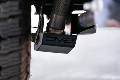 DV8 Offroad 2021 - 2022 Ford Bronco Rear Shock Guard Skid Plates Body Armor & Protection offroad accessory | Iron Ridge Offroad