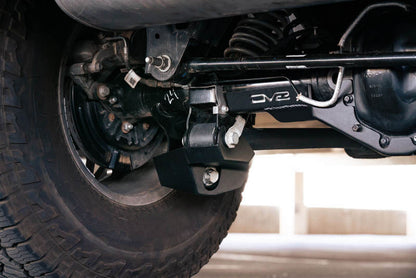 DV8 Offroad 2021 - 2022 Ford Bronco Rear Shock Guard Skid Plates Body Armor & Protection offroad accessory | Iron Ridge Offroad