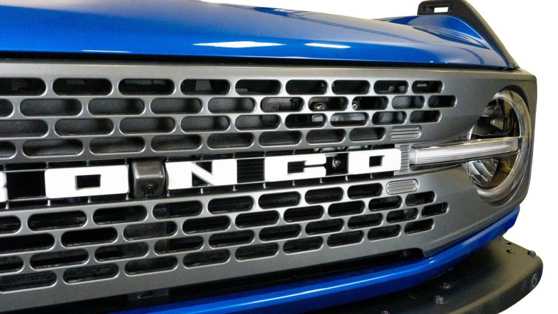 DV8 Offroad 2021+ Ford Bronco Adaptive Cruise Control Relocation Bracket - Part ABBR - 01 Fabrication offroad accessory | Iron Ridge Offroad