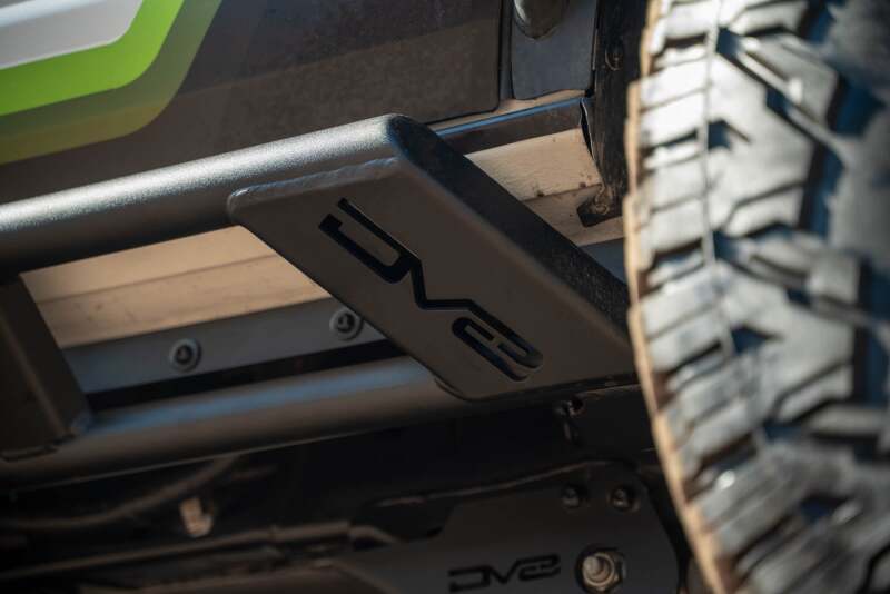 DV8 Offroad 2021+ Ford Bronco (excl. 2 - Door/Raptor) FS - 15 4 - Door Rock Sliders V2 Body Armor & Protection offroad accessory | Iron Ridge Offroad