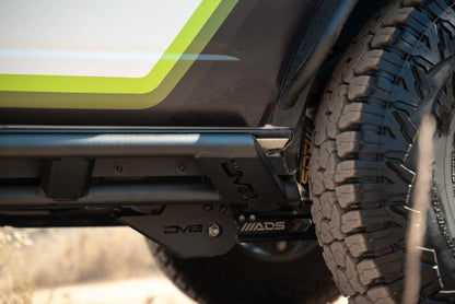 DV8 Offroad 2021+ Ford Bronco (excl. 2 - Door/Raptor) FS - 15 4 - Door Rock Sliders V2 Body Armor & Protection offroad accessory | Iron Ridge Offroad