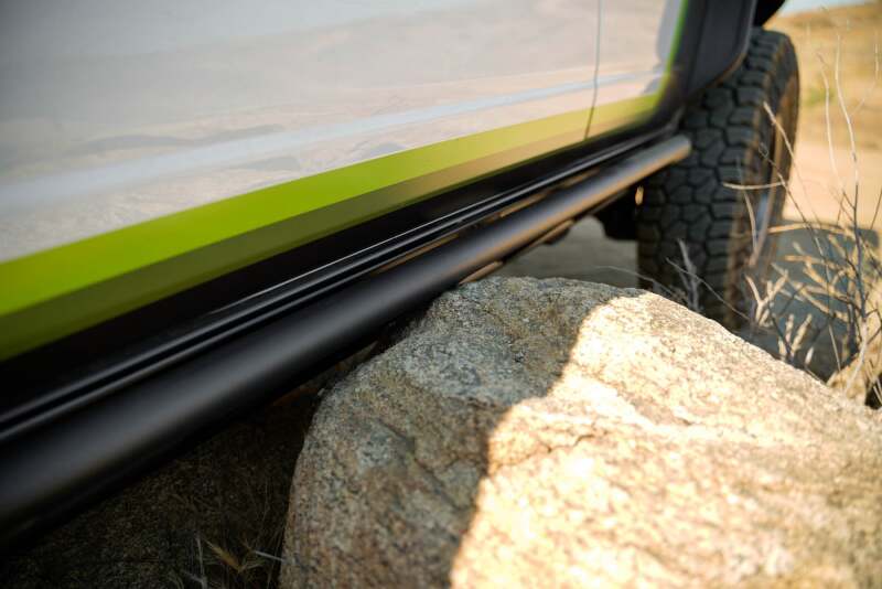 DV8 Offroad 2021+ Ford Bronco (excl. 2 - Door/Raptor) FS - 15 4 - Door Rock Sliders V2 Body Armor & Protection offroad accessory | Iron Ridge Offroad