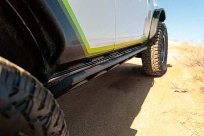 DV8 Offroad 2021+ Ford Bronco (excl. 2 - Door/Raptor) FS - 15 4 - Door Rock Sliders V2 Body Armor & Protection offroad accessory | Iron Ridge Offroad