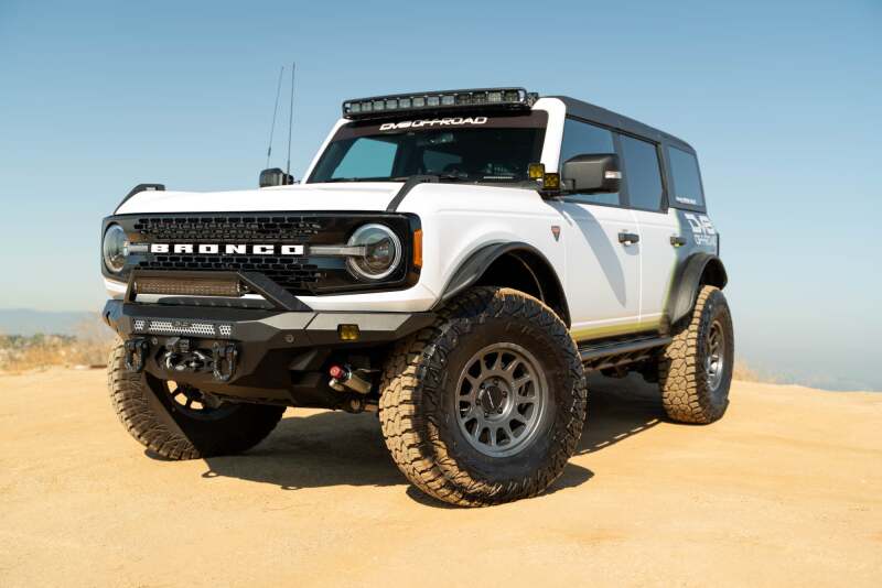 DV8 Offroad 2021+ Ford Bronco (excl. 2 - Door/Raptor) FS - 15 4 - Door Rock Sliders V2 Body Armor & Protection offroad accessory | Iron Ridge Offroad