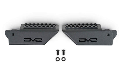 DV8 Offroad 2021+ Ford Bronco Foot Peg Pair - Black Exterior Styling offroad accessory | Iron Ridge Offroad