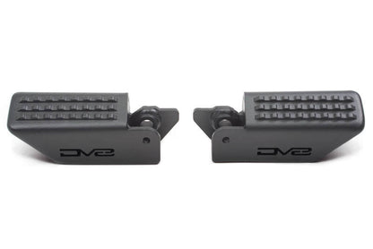 DV8 Offroad 2021+ Ford Bronco Foot Peg Pair - Black Exterior Styling offroad accessory | Iron Ridge Offroad