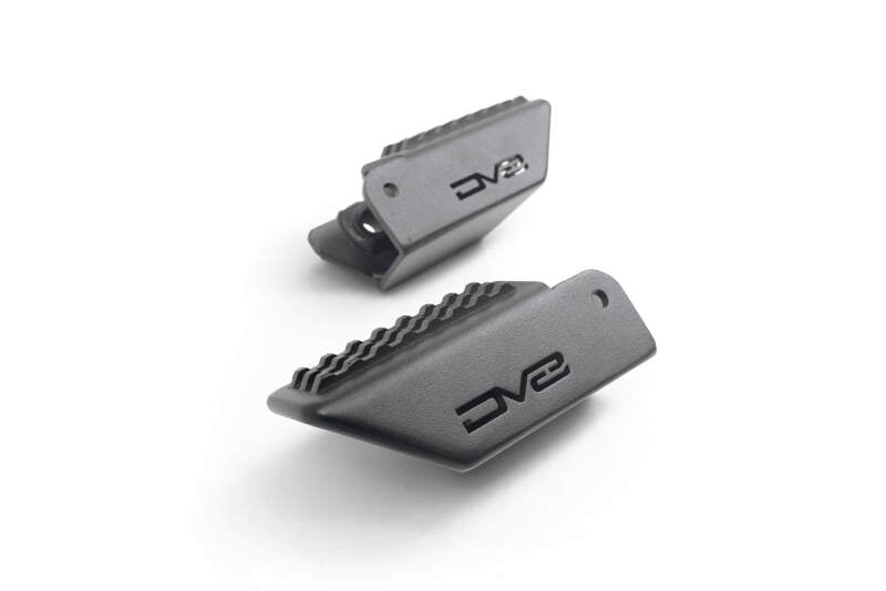 DV8 Offroad 2021+ Ford Bronco Foot Peg Pair - Black Exterior Styling offroad accessory | Iron Ridge Offroad